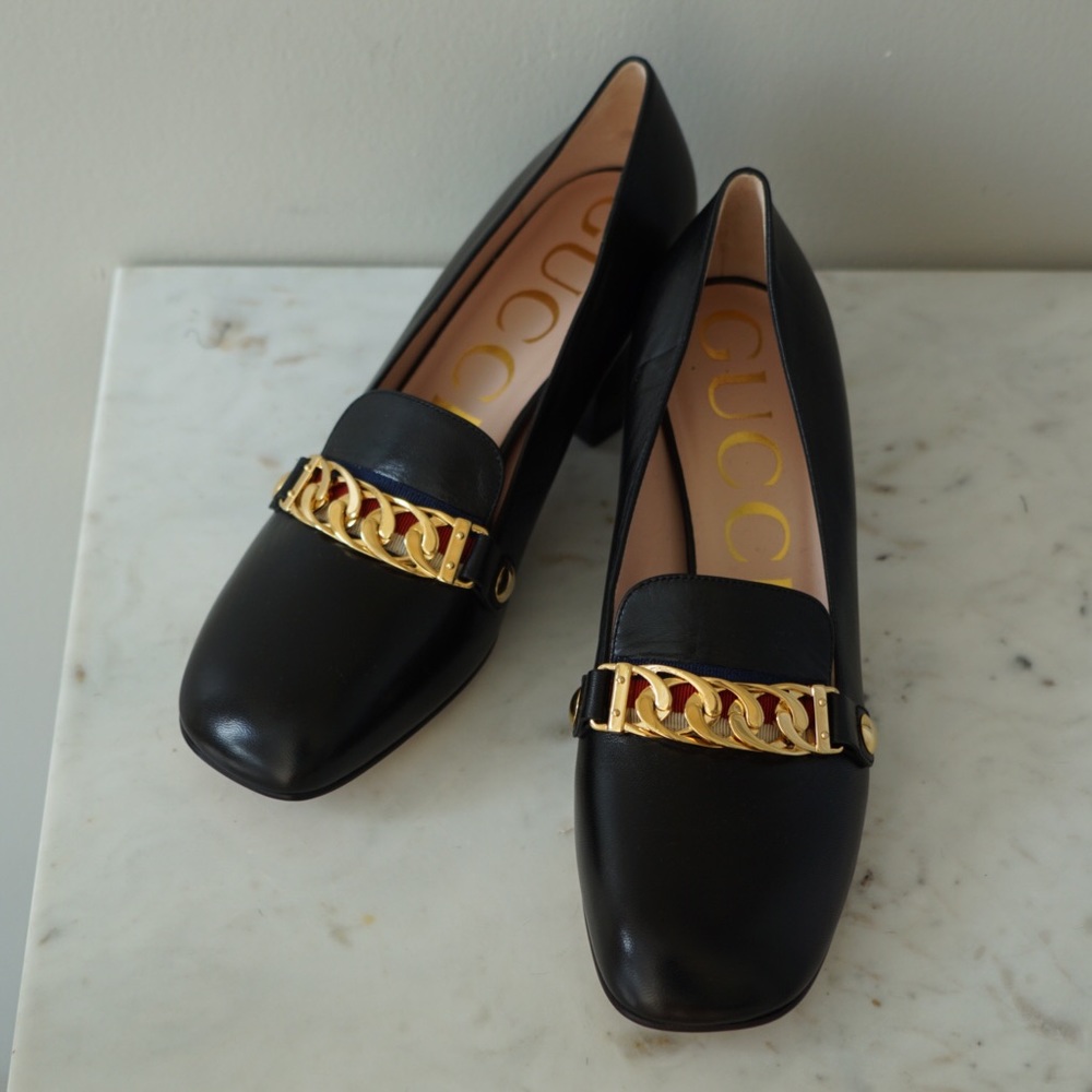 Gucci Heeled Loafers